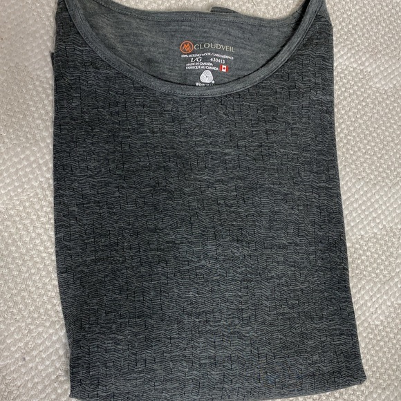 Cloudveil wool base  layer sweaters! Made in Canada 🇨🇦 skiing + all Size L - Picture 14 of 17